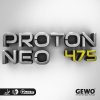 Poťah Gewo Proton NEO 475 (Poťah farba čierny / BLACK, Hrúbka špongie 2,2 mm)