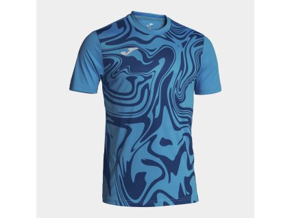 JOMA tričko LION II SHORT SLEEVE T-SHIRT modré