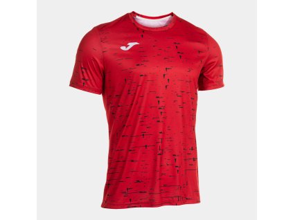 JOMA tričko PRO TEAM SHORT SLEEVE T-SHIRT červeno-čierne