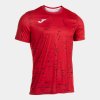 JOMA tričko PRO TEAM SHORT SLEEVE T-SHIRT červeno-čierne