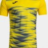 JOMA tričko TIGER VII SHORT SLEEVE T-SHIRT žlté