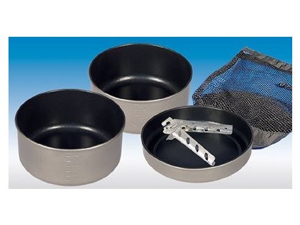 Nádobí GO SYSTEM Cookset 3 - bez krabičky bez kleští