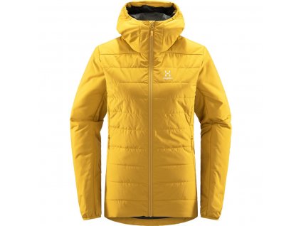 w bunda haglofs mimic silver hood damska zluta 1