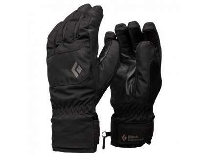 9f190ede lyzarske rukavice black diamond mission lt cerna black