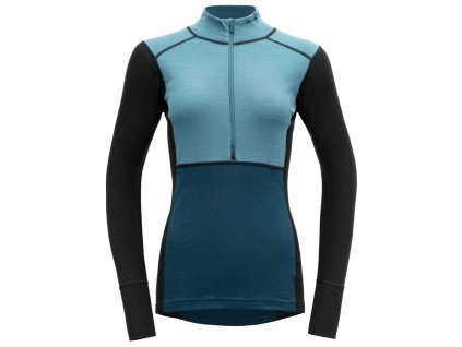 devold womens lauparen merino 190 zip neck merino base layer