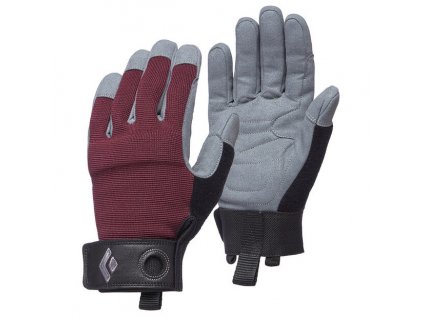 04e97449 damske rukavice black diamond women s crag gloves cervena bordeaux (1)