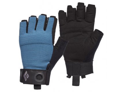 76fb197e panske rukavice black diamond crag half finger gloves modra astral blue