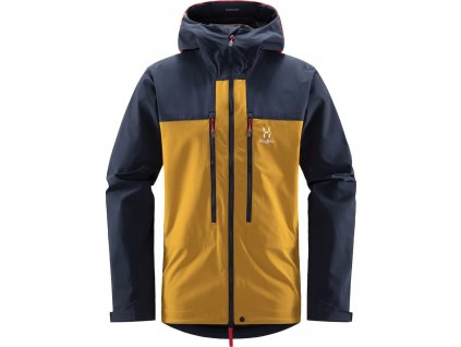 bunda haglofs roc sight softshell panska zlutamodra 8