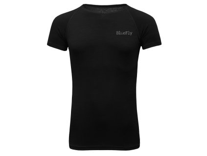 Merino Winter triko kra╠ütky╠ü r. c╠îerna╠ü BlueFly male╠ü