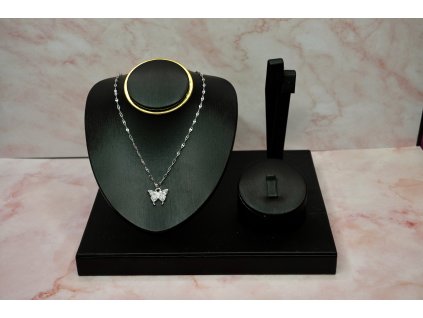 Sparkling Wings nyaklánc  ezüst nyaklánc | pillangó medálos női ékszer