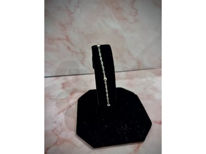 Elegant Flow karkötő  ezüst színű női karkötő | letisztult, apró gömbös díszítéssel