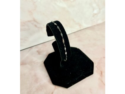 Delicate Shine karkötő  ezüst színű női karkötő | finom, fényes láncszemekkel