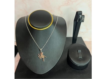 Fairy Wings Duo ékszer szett  ékszerszett gyerekeknek és felnőtteknek – rozsdamentes acélból, arany és ezüst színben