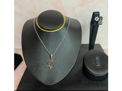 Harmony Star ékszer szett  csillag motívumos ékszerszett arany és ezüst színben