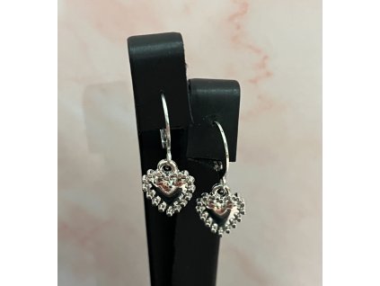 Mini „Puffy Heart” fülbevaló  – arany / ezüst csillag fülbevaló