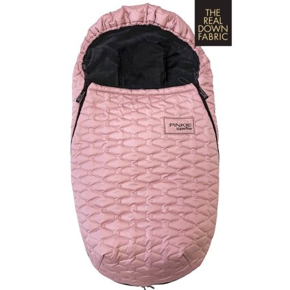 Puchowy zimowy śpiworek Superfine Light Pink
