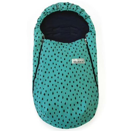 Dünner Fußsack Bugee Soft Turquoise BIO