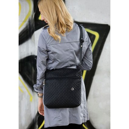 malá taška Black Comb-crossbody