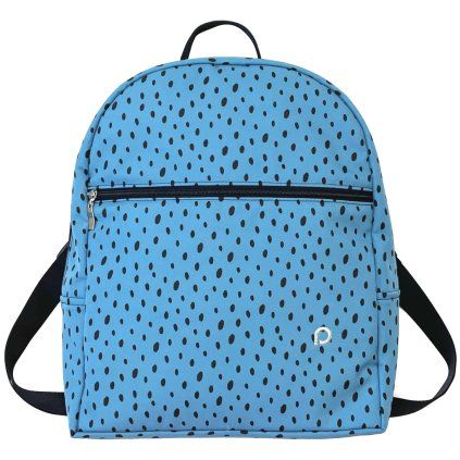 batoh Bugee Softshell Dots Blue | Pinkie