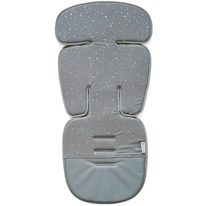 wkładka do wózka spacerówki Shine Gold Grey