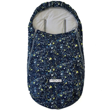 Dünner Fußsack Spot Neon Blue BIO