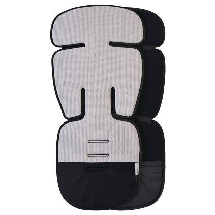 podložka do kočárku Label Grey/Black