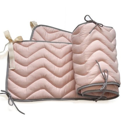 ochraniacz do łóżeczka BIO Wave Pink