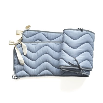 Gestepptes Nestchen BIO Wave Blue S