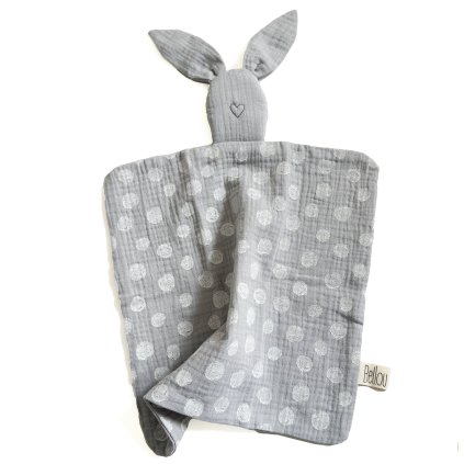 Schmusetuch Bellou Grey Dots Bunny