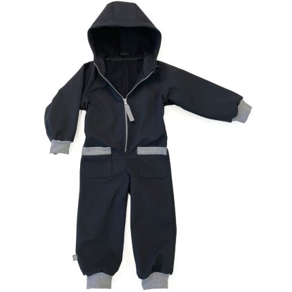 Overall Pinkie Softshell Black/Grey