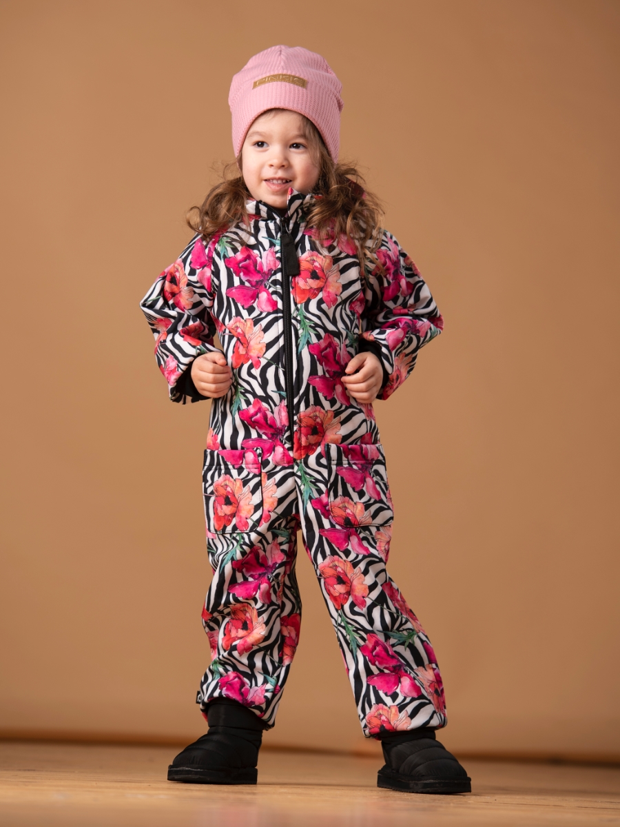 softshellová kombinéza Pinkie Zebra Varianta / velikost: 86-92