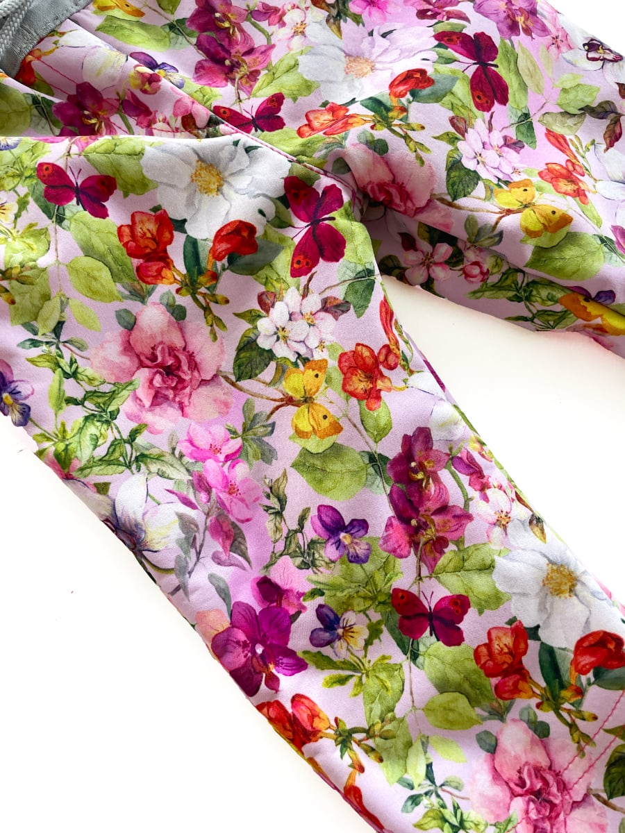 softshellové kalhoty Pinkie Flowers Varianta / velikost: 98-104