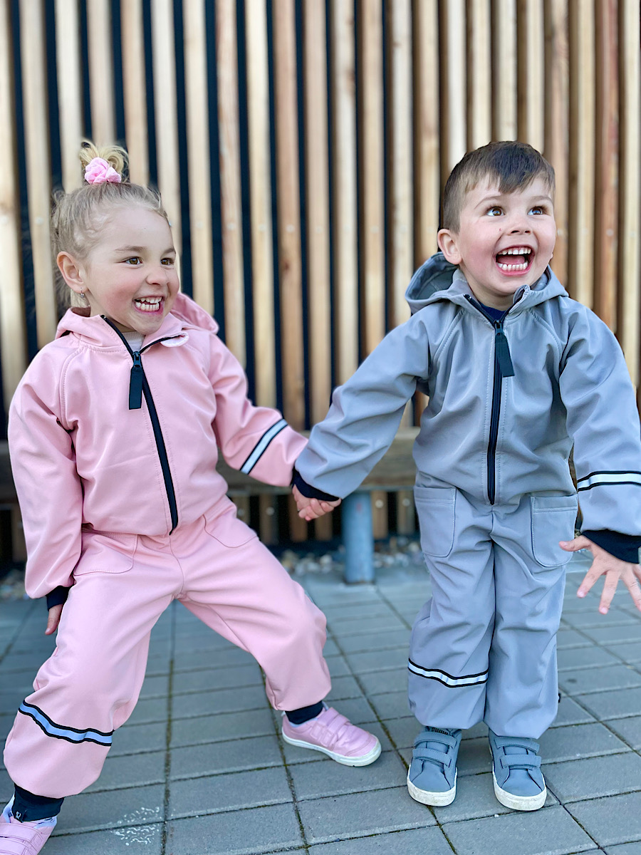 softshellová kombinéza Grey/Black Varianta / velikost: 110-116