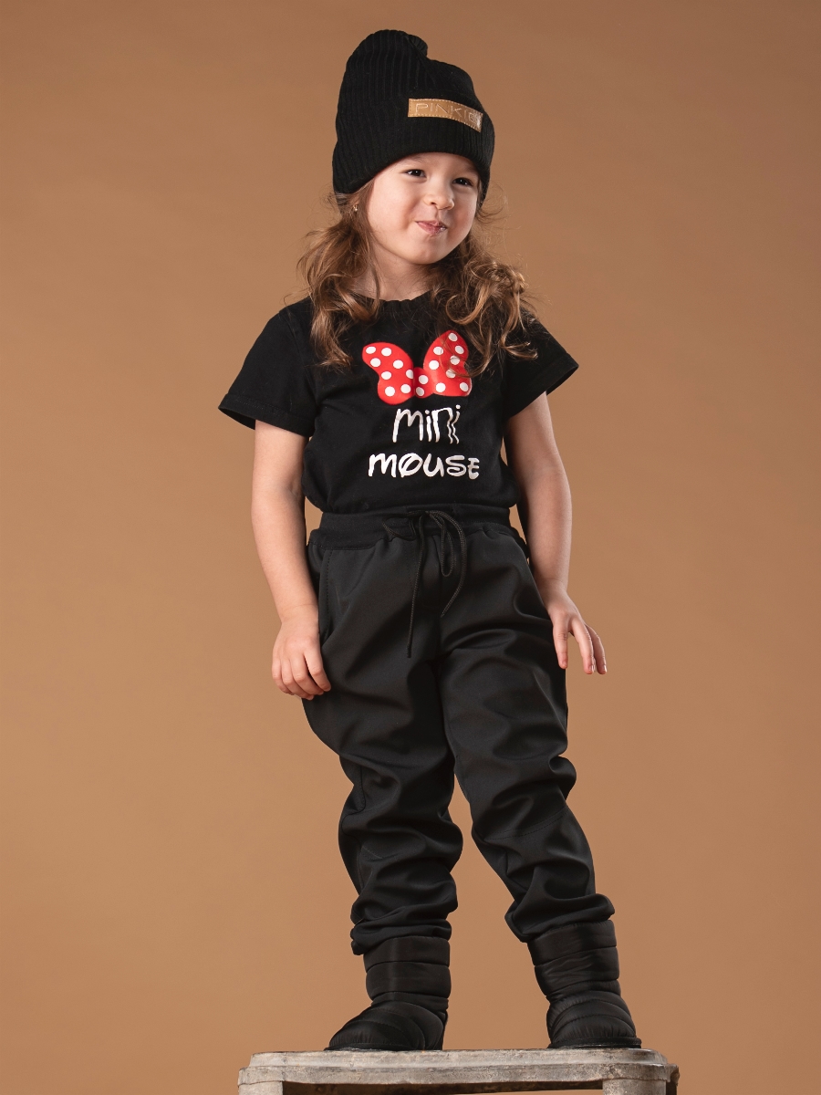 softshellové kalhoty Pink/Black Varianta / velikost: 86-92