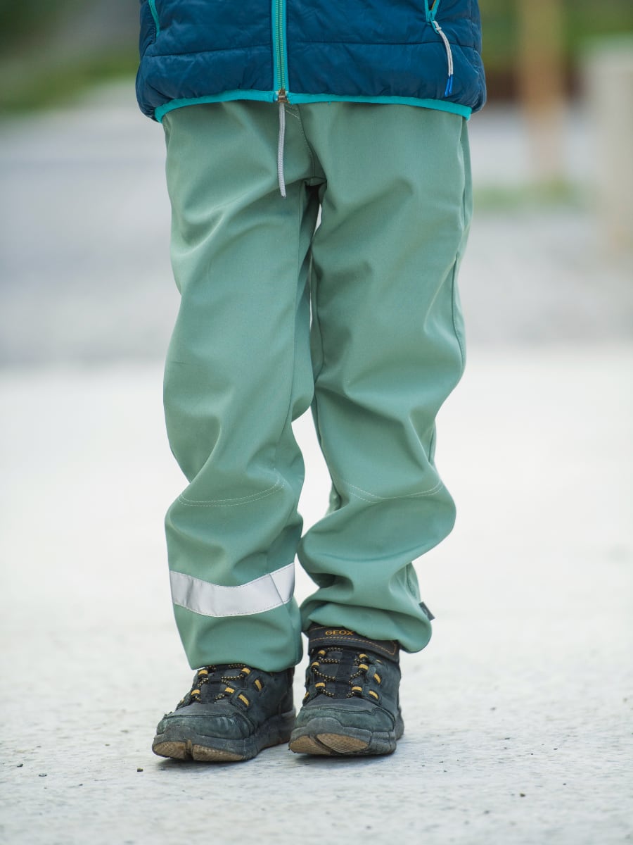 softshellové kalhoty Green/Grey Varianta / velikost: 98-104