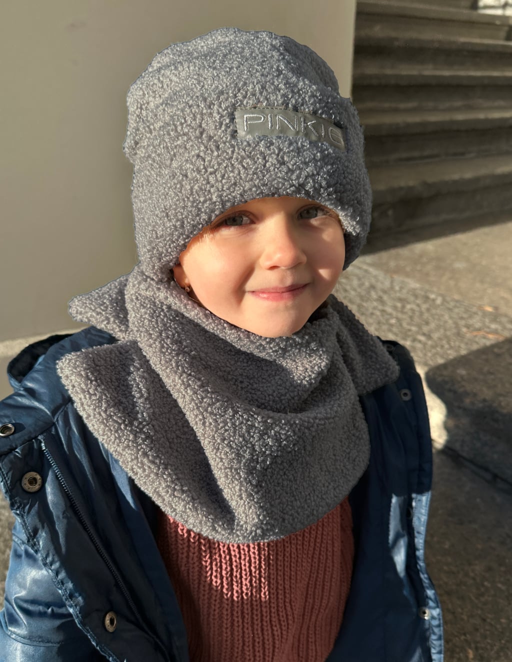 čepice Label Teddy Grey Varianta / velikost: 6let-dospělá