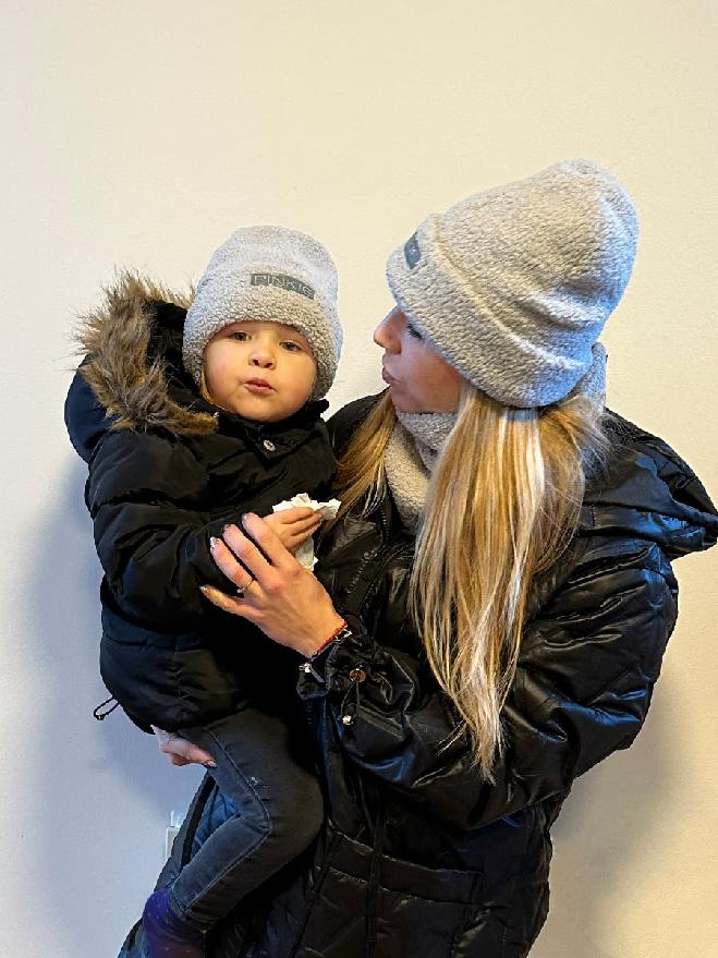 čepice Label Teddy Light Grey Duo Varianta / velikost: 1-3 roky+dospělá