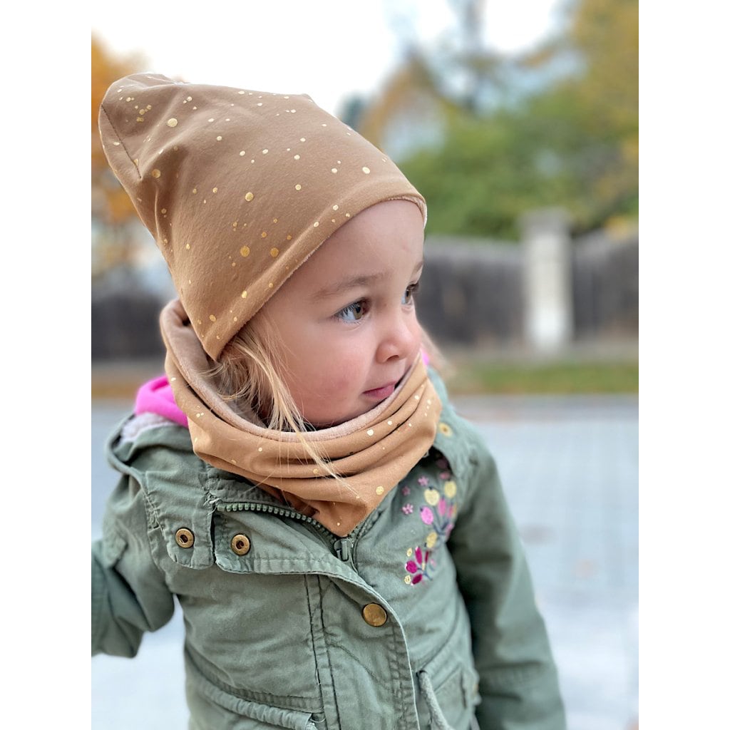 čepice Shine Gold Camel Varianta / velikost: 1-3 roky