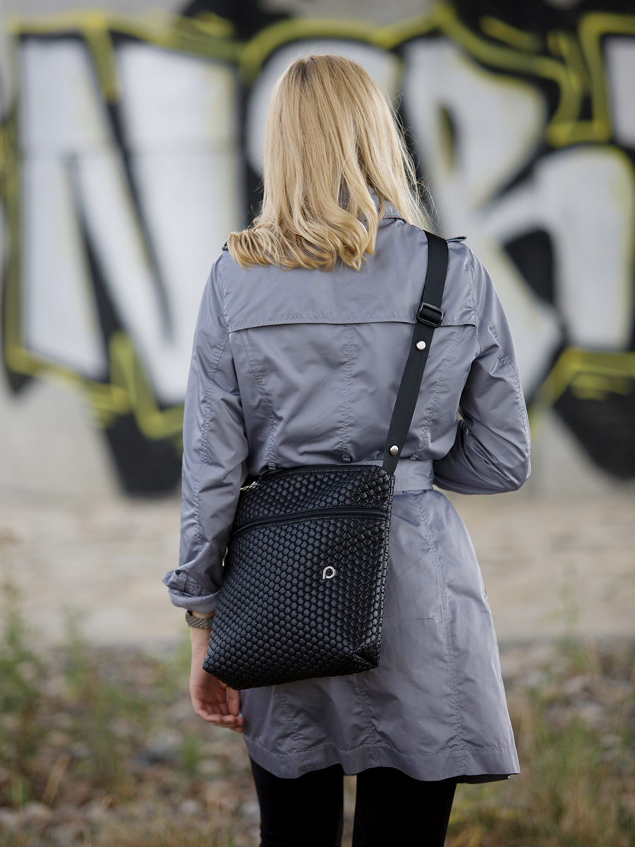 malá taška Black Comb-crossbody