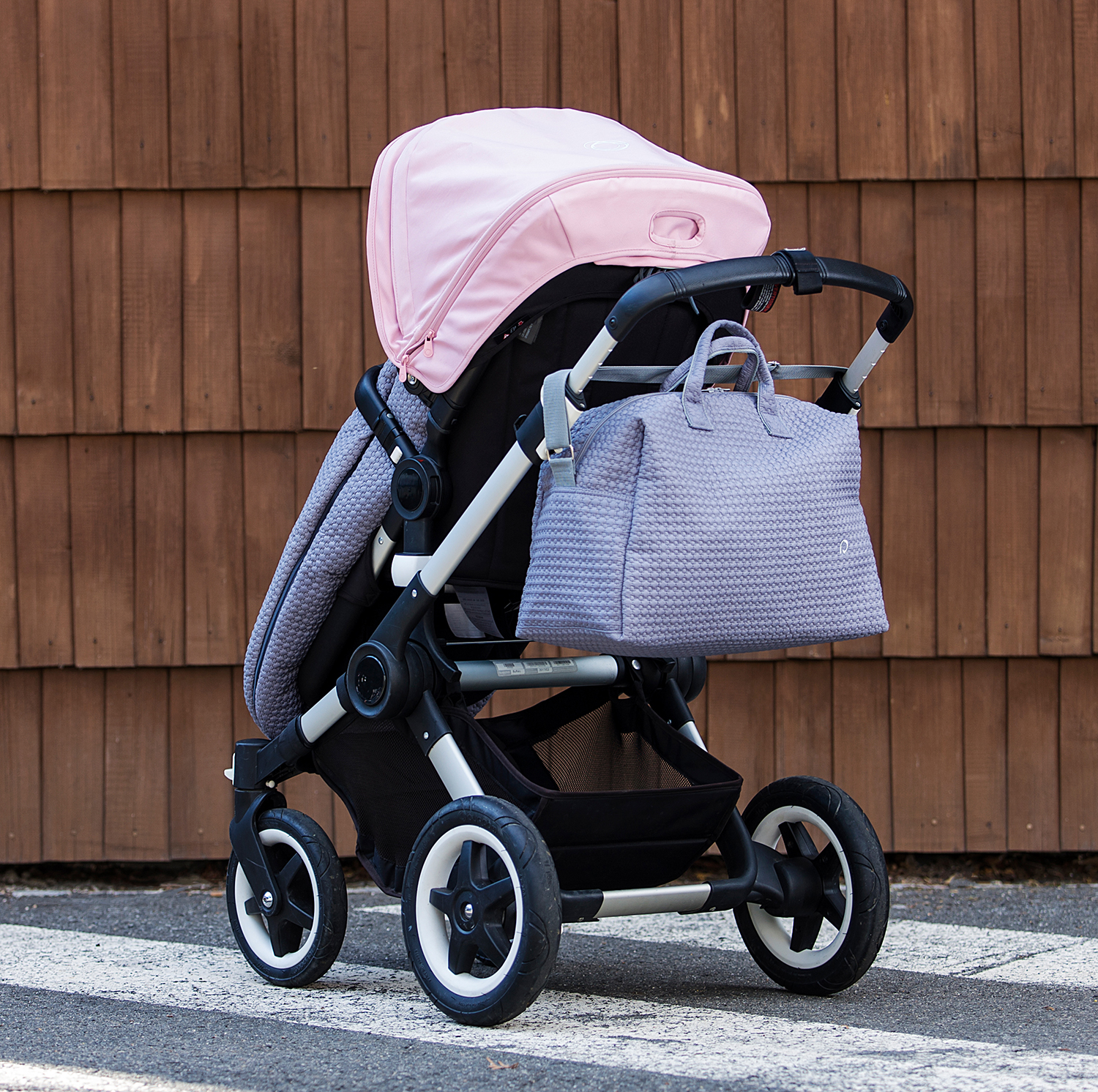 rukavice na kočárek Small Grey Comb