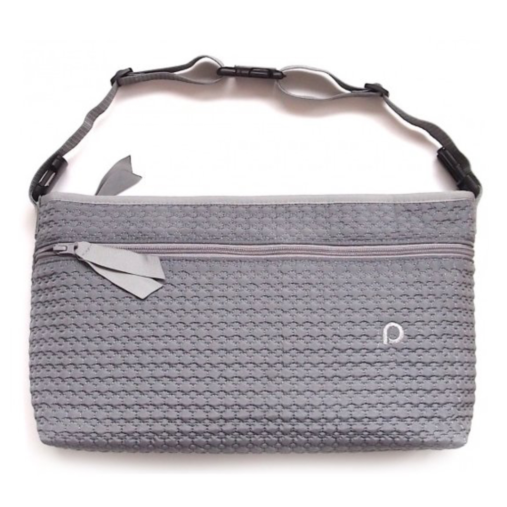 organizér Small Grey Comb s přední kapsou-L