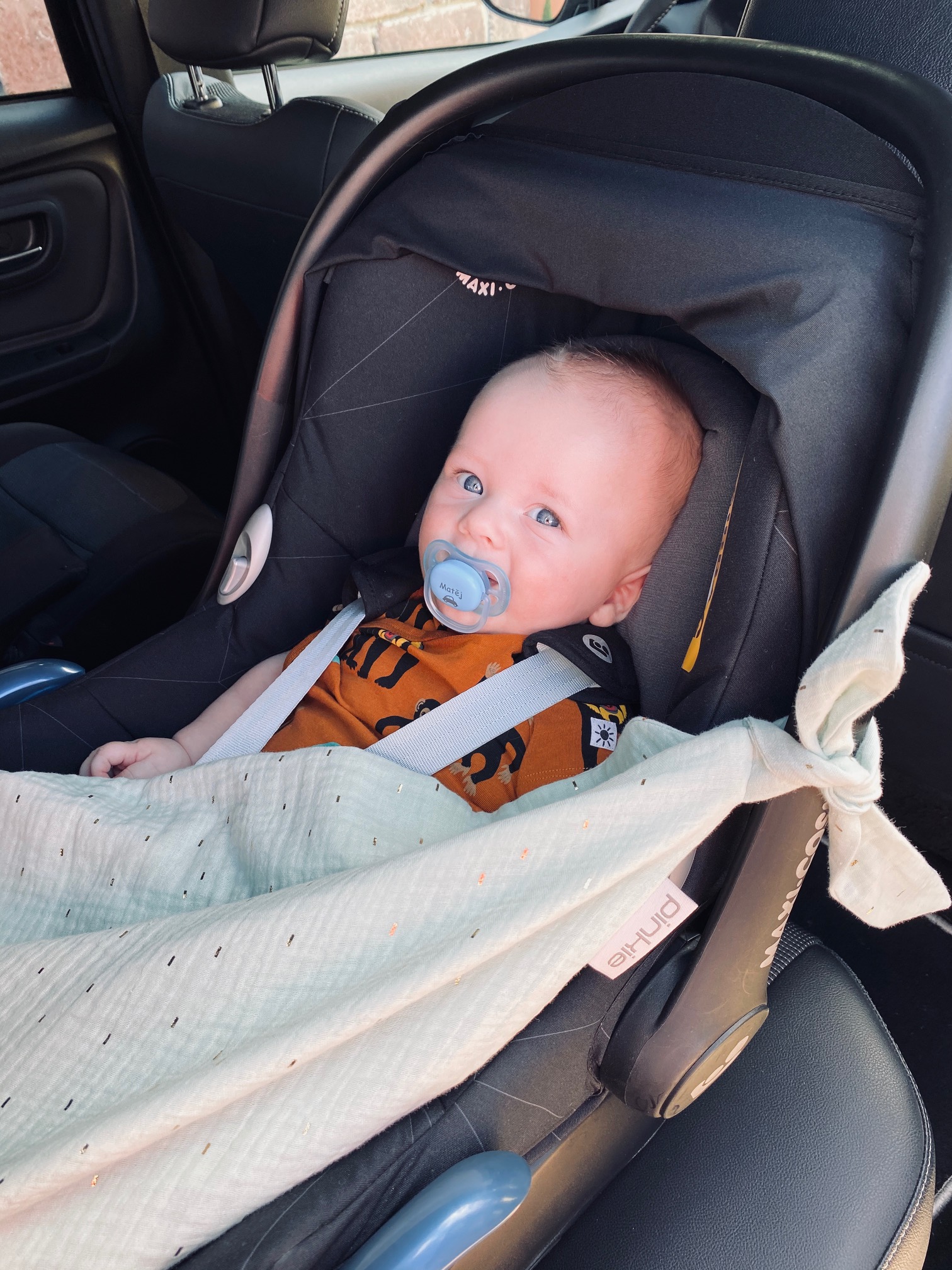 set Muslin Mint velký