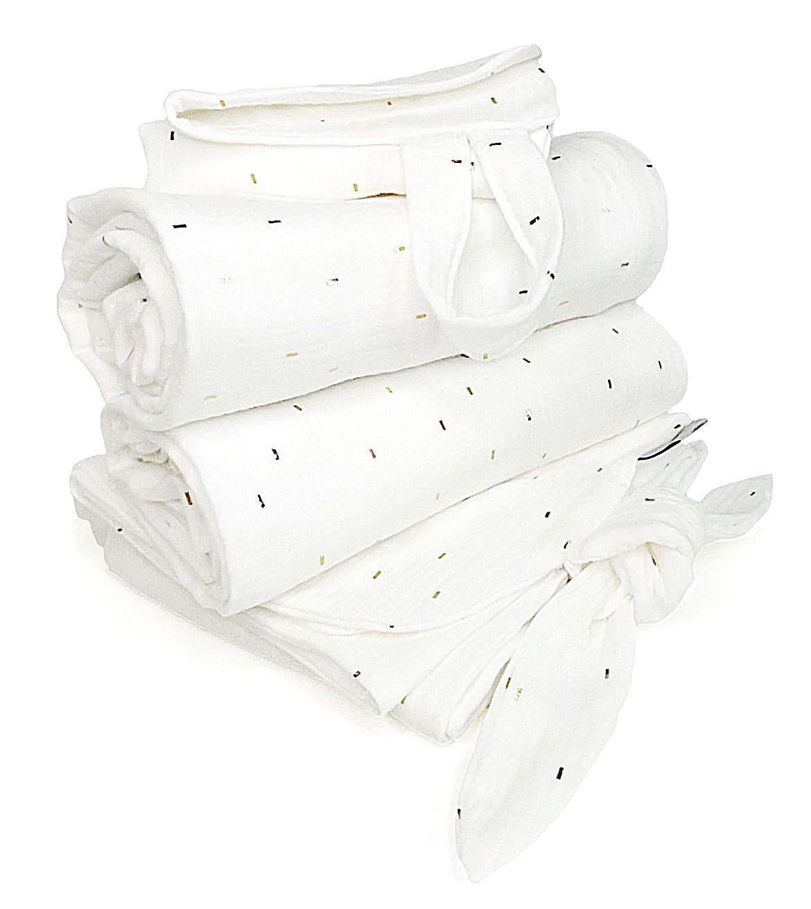 set Muslin White velký