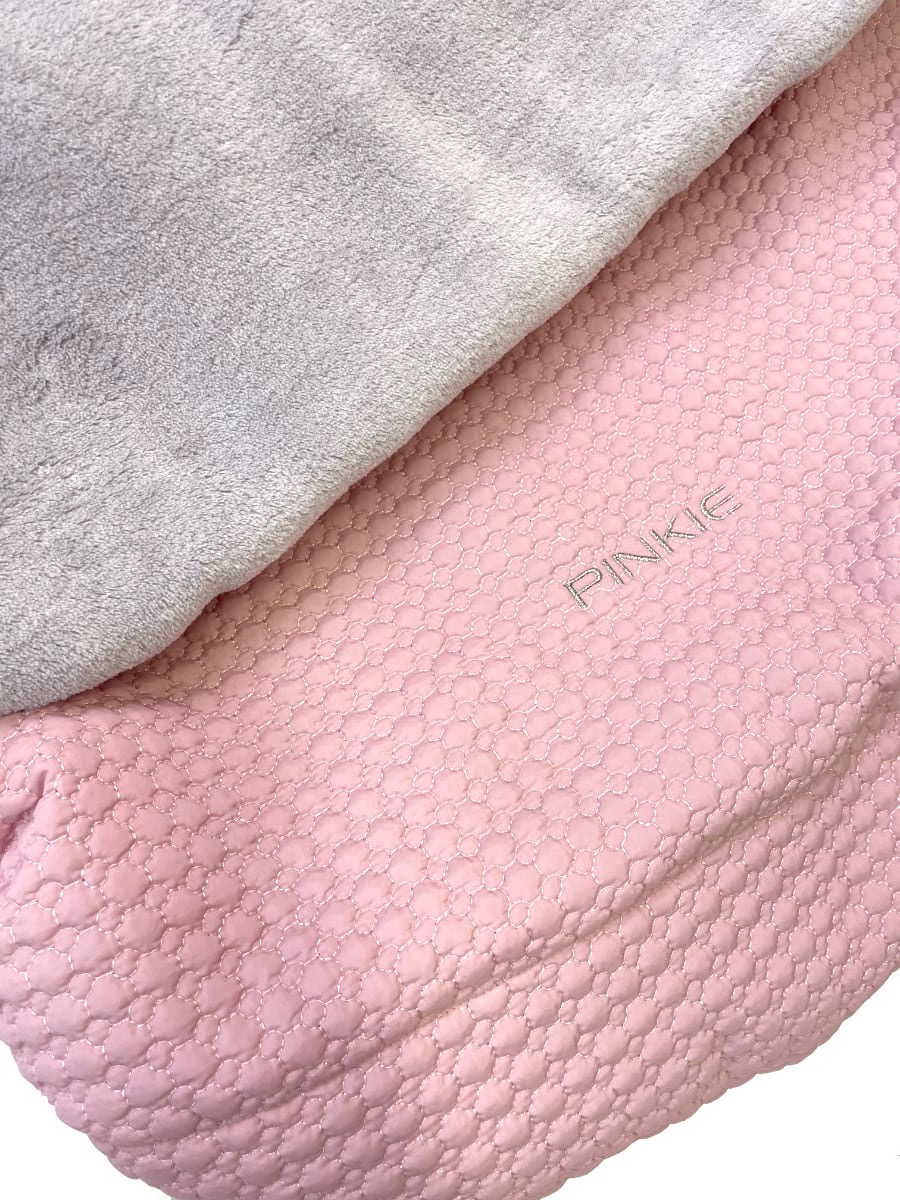 zateplená stahovací deka Small Pink Comb
