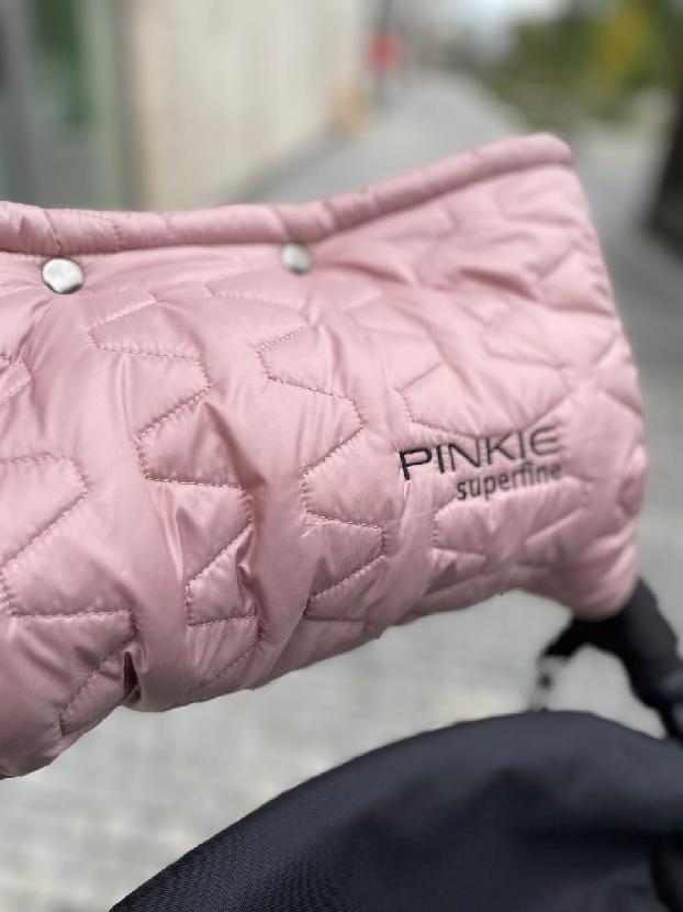 péřový rukávník Superfine Light Pink