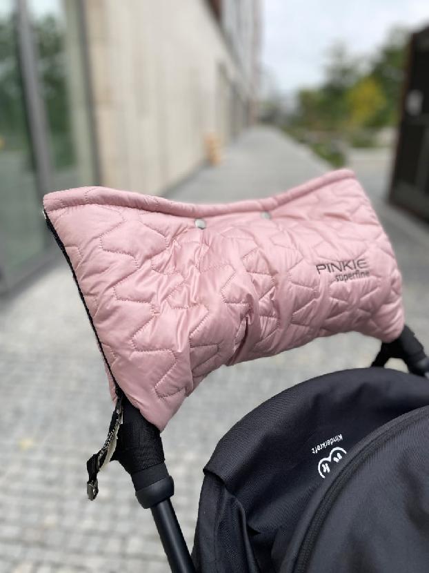 péřový rukávník Superfine Light Pink