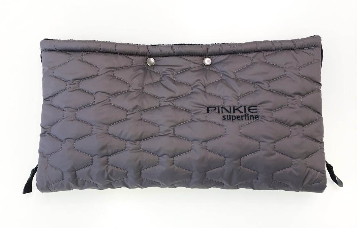 péřový rukávník Superfine Dark Grey