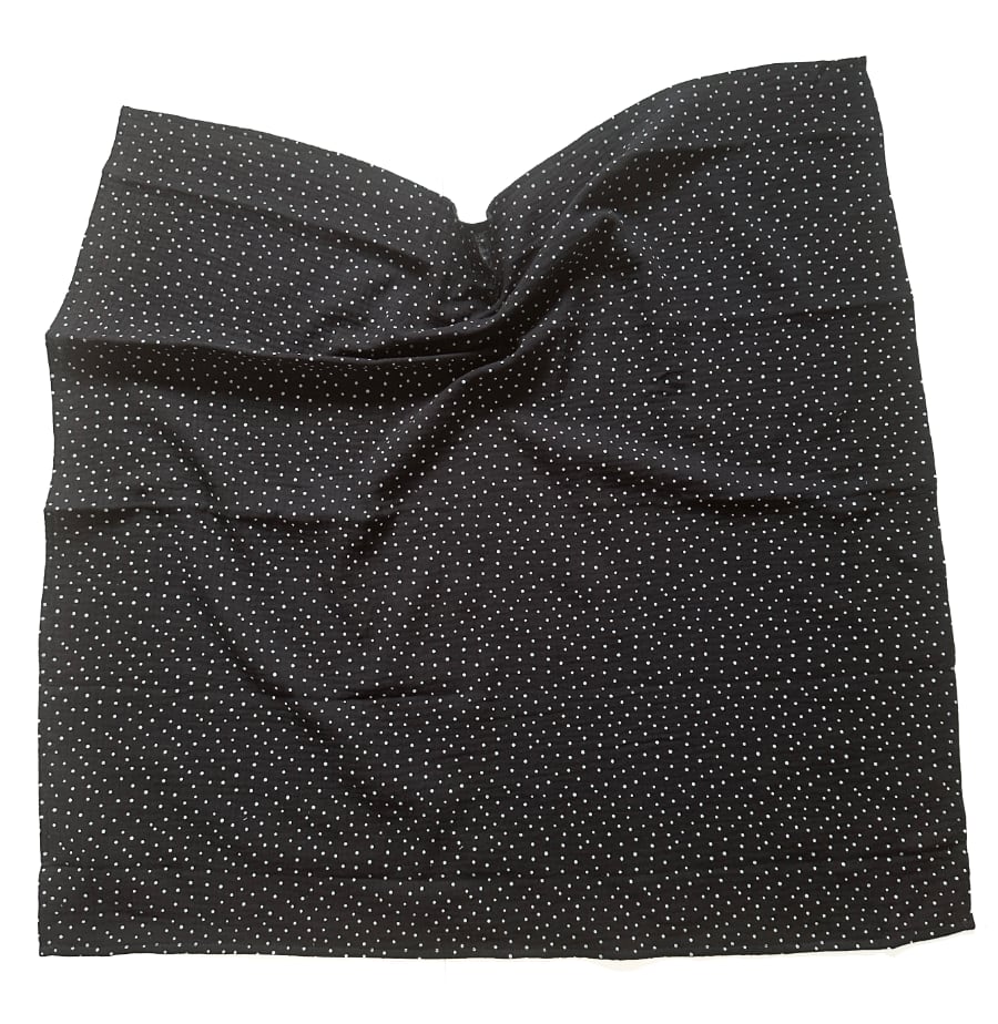 set Muslin Black Dots