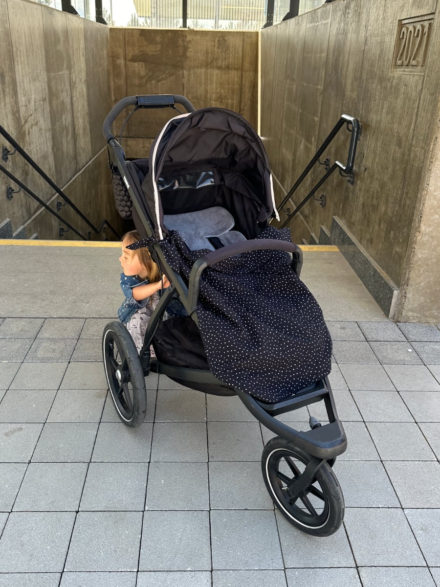 set Muslin Black Dots