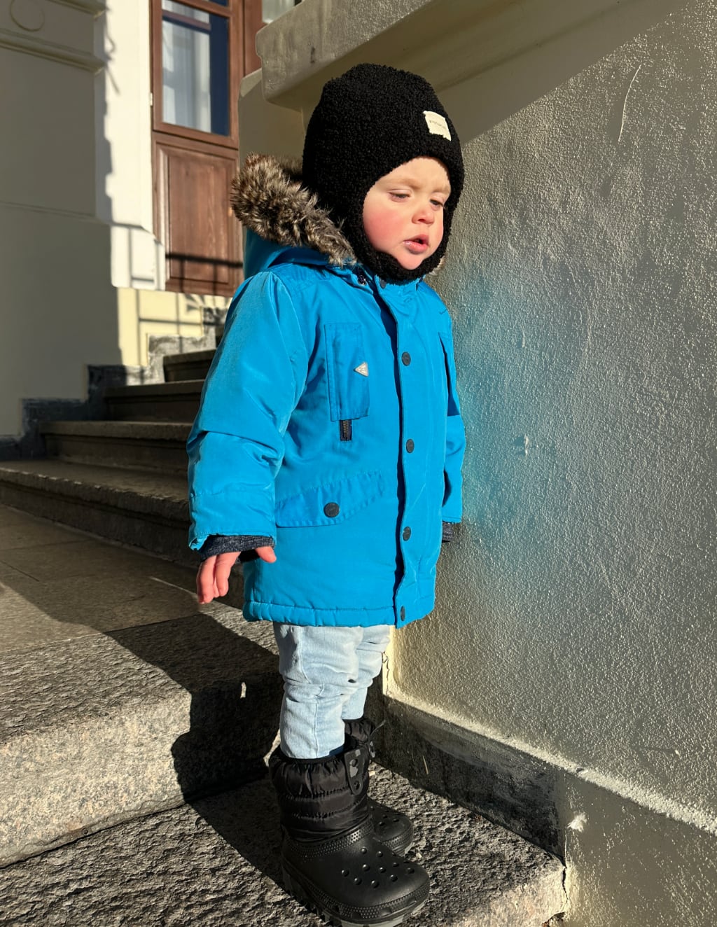 čepice-kukla Teddy Black Varianta/ velikost: 3-12m